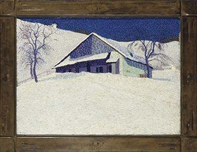 A winter landscape