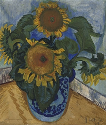 Sunflowers by Jan Altink - Auction record, sale price, and art valuation. Compare with similar artists and explore comparable artworks.