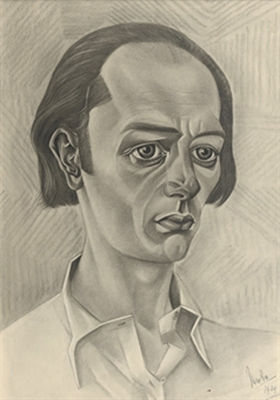 A self portrait by Jan Bor - Auction record, sale price, and art valuation. Compare with similar artists and explore comparable artworks.