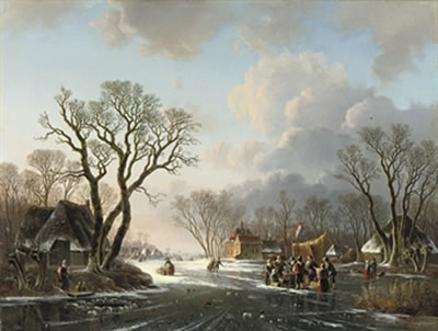 Gathering by a koek-en-zopie on a winter's day by Willem De Klerk - Auction record, sale price, and art valuation. Compare with similar artists and explore comparable artworks.