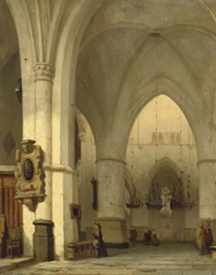 Interior of the St. Bavo, Haarlem