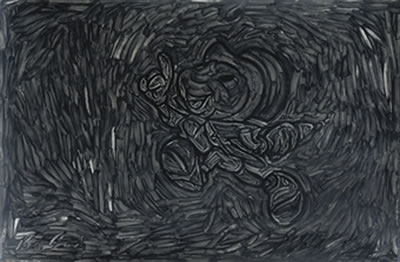 Black Painting. Jiminy Cricket by Pierre Bismuth - Auction record, sale price, and art valuation. Compare with similar artists and explore comparable artworks.
