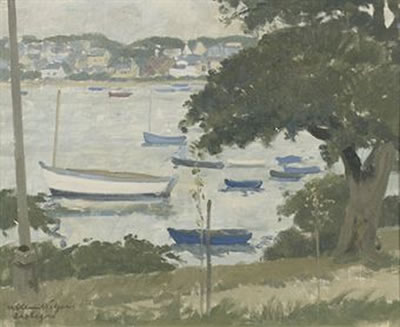 Boats on the river Odet, Bretagne