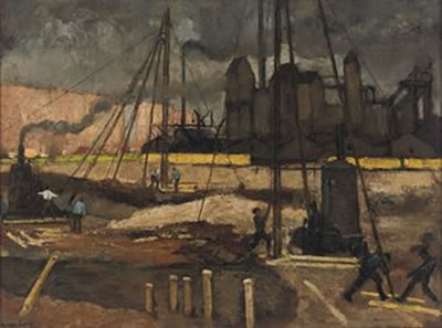 Pile-driving on a construction site, Amsterdam by Marie Henrie MacKenzie - Auction record, sale price, and art valuation. Compare with similar artists and explore comparable artworks.