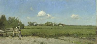 An extensive polder landscape