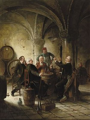 The wine tasting