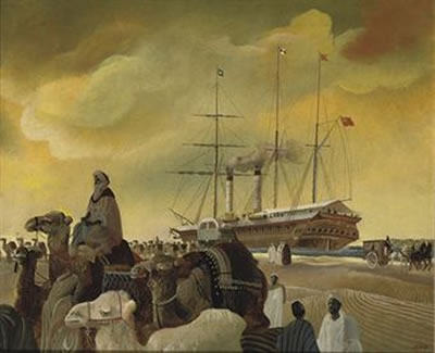 Merchants by the steamship Bentinck of P&O (Peninsular and Orietal Steam Navigation Company)