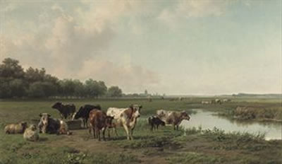 Sample artwork by Jan Bedys Tom (1813 - 1894), known for painting - View similar artists and auction records
