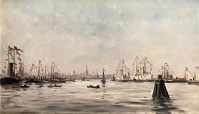Festivities in the Amsterdam harbour