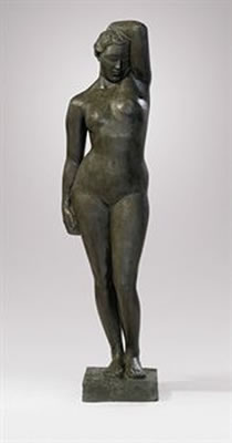 Sample artwork by Charlotte Dorothee Baroness Van Pallandt (1898 - 1997), known for figurative abstraction sculpture and painting, portrait heads and nudes - View similar artists and auction records