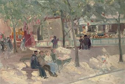 Kermesse: a day at the fair by Marcel Jefferys - Auction record, sale price, and art valuation. Compare with similar artists and explore comparable artworks.