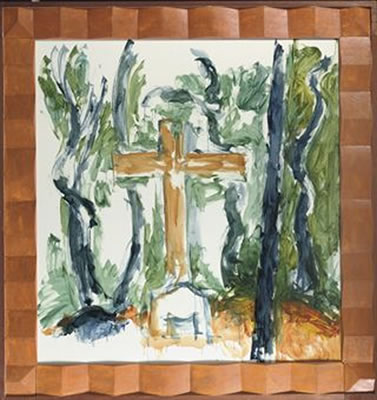 (Yellow) Cross between trees