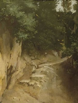 Study of a rocky path