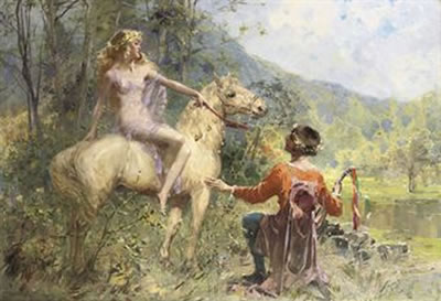 Charmed lovers by Raimund Ritter Wichera - Auction record, sale price, and art valuation. Compare with similar artists and explore comparable artworks.