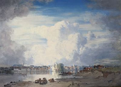 The view of Hattem by Jan Voerman Sr - Auction record, sale price, and art valuation. Compare with similar artists and explore comparable artworks.