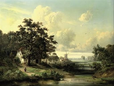 Sample artwork by Carl Georg Koster (1812 - 1893), known for painting - View similar artists and auction records