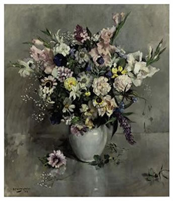 Sample artwork by Elise Claudine Arntzenius (1902 - 1982), known for painting - View similar artists and auction records