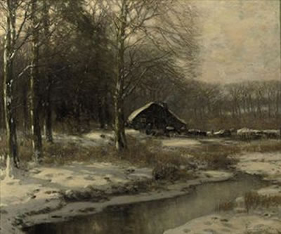 A farm in a forest in winter by Louis Willem van Soest - Auction record, sale price, and art valuation. Compare with similar artists and explore comparable artworks.