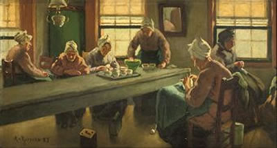 Sample artwork by Anthon Gerhard Alexander Ridder Van Rappard (1858 - 1892), known for genre painting - View similar artists and auction records