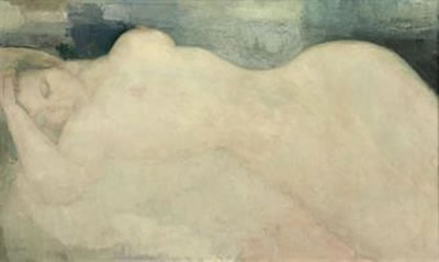 A reclining nude