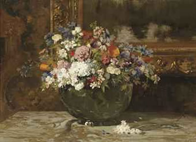 A colourful summer bouquet