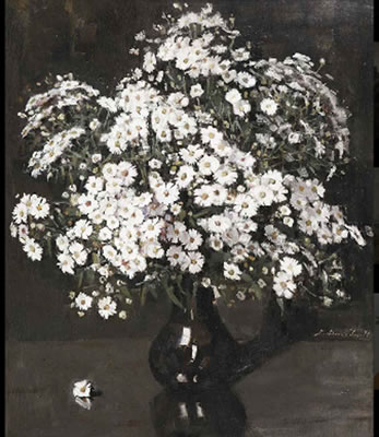 Chamomile in a vase