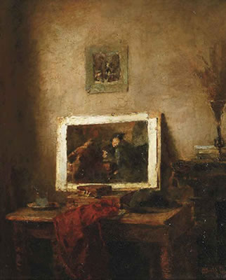 The artist's studio
