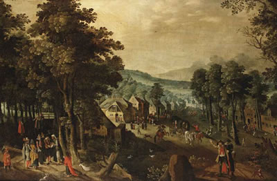 A village Kermesse on St. George's Day