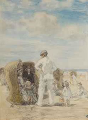 On the beach
