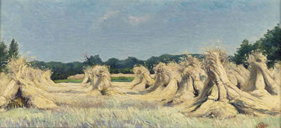 Haystacks by Johannes Mattheus Graadt van Roggen - Auction record, sale price, and art valuation. Compare with similar artists and explore comparable artworks.
