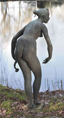 Standing nude