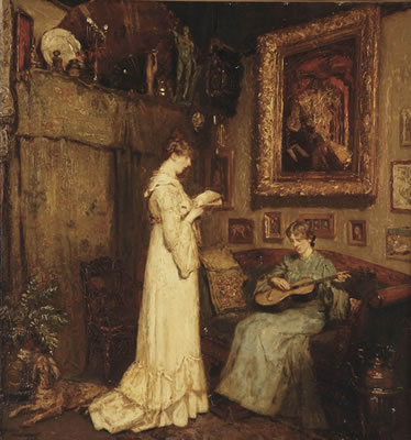 Het Duo; two women in an interior