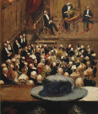 Lezing in het Koloniaal Museum, Haarlem; lecture