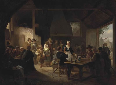 Townspeople making merry in the inn by Willem Linnig The Elder - Auction record, sale price, and art valuation. Compare with similar artists and explore comparable artworks.