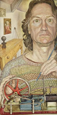 Model steam machine (self-portrait)