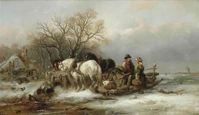 The sleigh driver