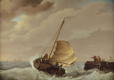Off to Sea: the barge 'Hier na beter'