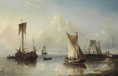 Shipping near the shore