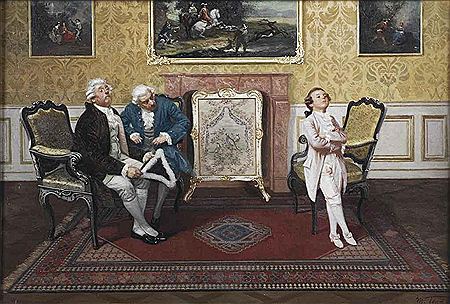 Sample artwork by Max Flashar (1855 - 1915), known for realist style figure and genre ink drawing and painting - View similar artists and auction records