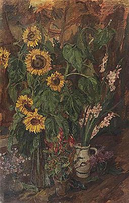 Sample artwork by Barbara Houten (1862 - 1950), known for painting - View similar artists and auction records