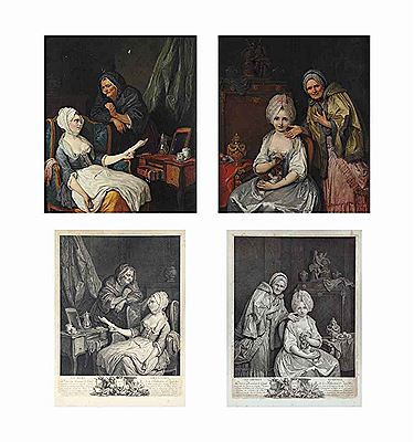 'La Mere Indulgente'; and 'Les Conseils Maternels' (4)