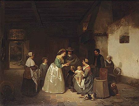 Paying a visit to the less fortunate