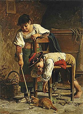 Deux petits Ciociari by Luigi Bechi - Auction record, sale price, and art valuation. Compare with similar artists and explore comparable artworks.