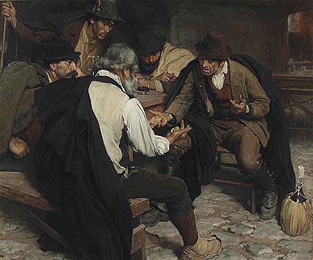 Sample artwork by Pieter Josselin Jong (1861 - 1906), known for portrait painting - View similar artists and auction records