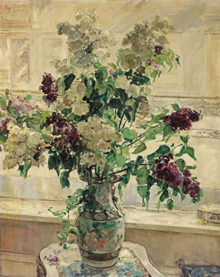 Lilacs in a vase