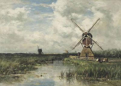 Vue près de Leyde