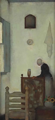 Mother in an interior