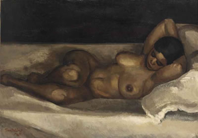 Reclining nude