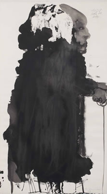 Portrait of Marlene Dumas: Selfportrait as a little old lady