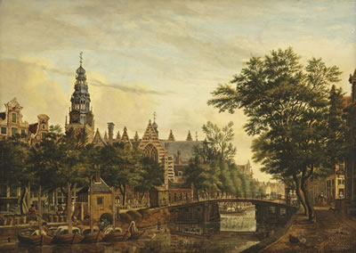 Sample artwork by Jan de Beijer (1703 - c. 1780), known for drawing and painting of towns and buildings - View similar artists and auction records